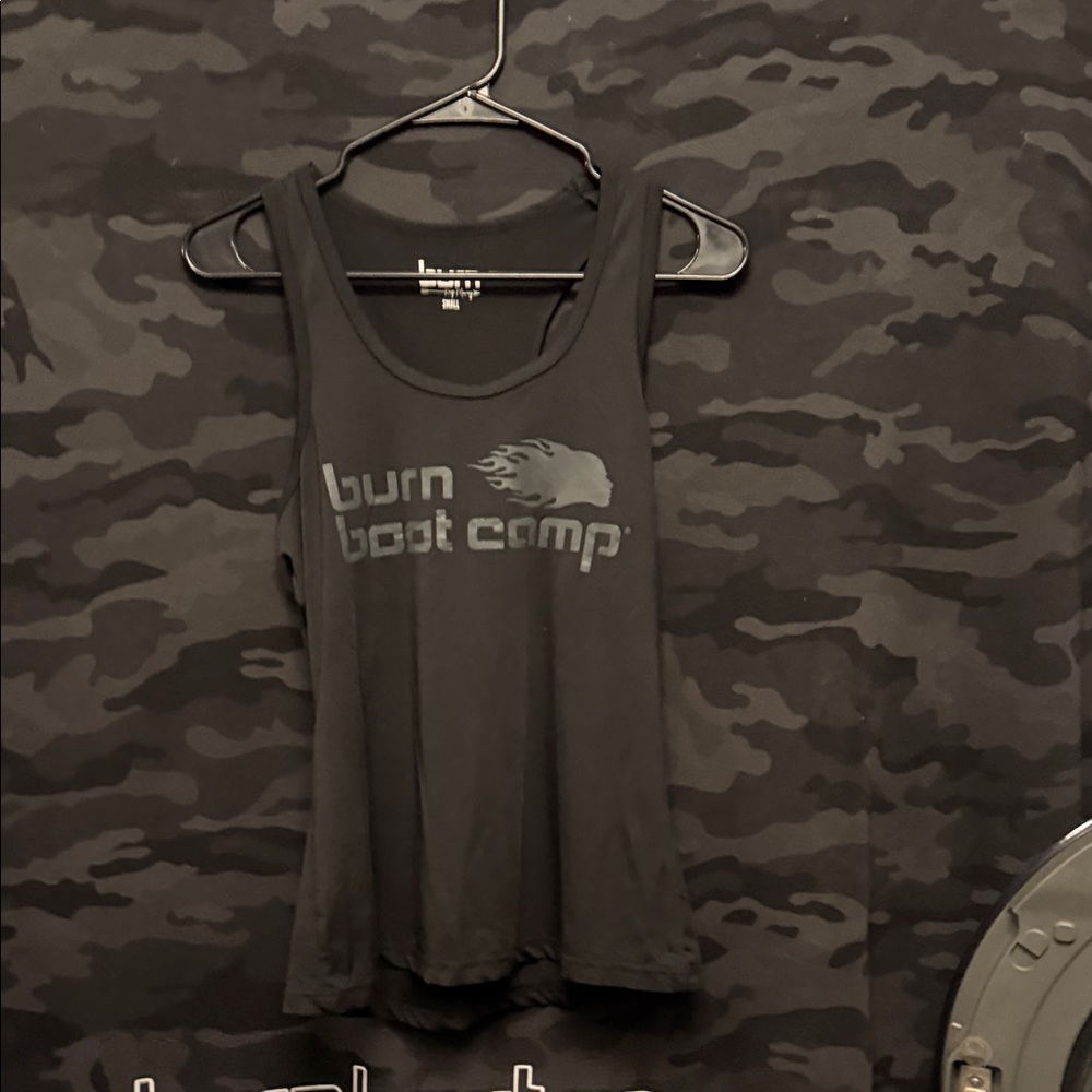 Burn Boot Camp Black Women's Tank Top with Logo